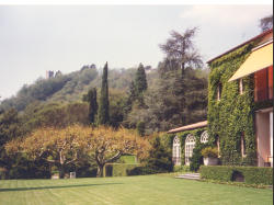 parte del giardino storico della villa