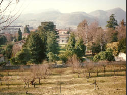 Veduta del parco di Villa Argentina  