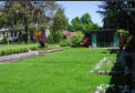 private garden, Lenzburg, Aargau, Switzerland